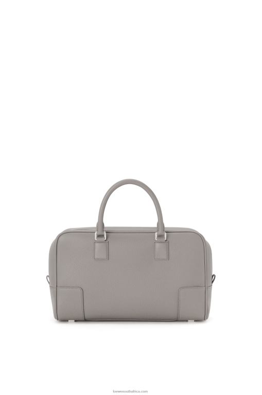 Loewe Women Amazona 28 bag in soft grained calfskin 206XF134 Pearl Grey - Image 6