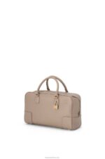 Loewe Women Amazona 28 bag in soft grained calfskin 206XF153 Sand - Image 4