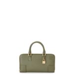 Loewe Women Amazona Pouch in nappa calfskin 206XF281 Avocado Green