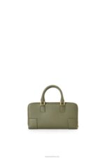 Loewe Women Amazona Pouch in nappa calfskin 206XF281 Avocado Green - Image 4
