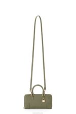 Loewe Women Amazona Pouch in nappa calfskin 206XF281 Avocado Green - Image 5