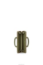 Loewe Women Amazona Pouch in nappa calfskin 206XF281 Avocado Green - Image 7