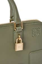 Loewe Women Amazona Pouch in nappa calfskin 206XF281 Avocado Green - Image 8