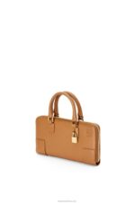Loewe Women Amazona Pouch in nappa calfskin 206XF282 Warm Desert - Image 3
