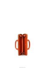 Loewe Women Amazona Pouch in nappa calfskin 206XF283 Orange - Image 7