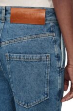 Loewe Women Anagram baggy jeans in denim 206XF1174 Jeans Blue - Image 4