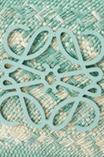 Loewe Women Anagram basket bag in iraca palm and calfskin 206XF55 Fresh Mint - Image 6