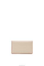 Loewe Women Anagram business cardholder in pebble grain calfskin 206XF1349 Light Ghost - Image 4