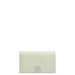 Loewe Women Anagram business cardholder in pebble grain calfskin 206XF1350 Light Celadon