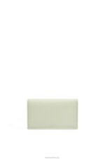 Loewe Women Anagram business cardholder in pebble grain calfskin 206XF1350 Light Celadon - Image 4