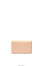 Loewe Women Anagram business cardholder in pebble grain calfskin 206XF1375 Nude - Image 4