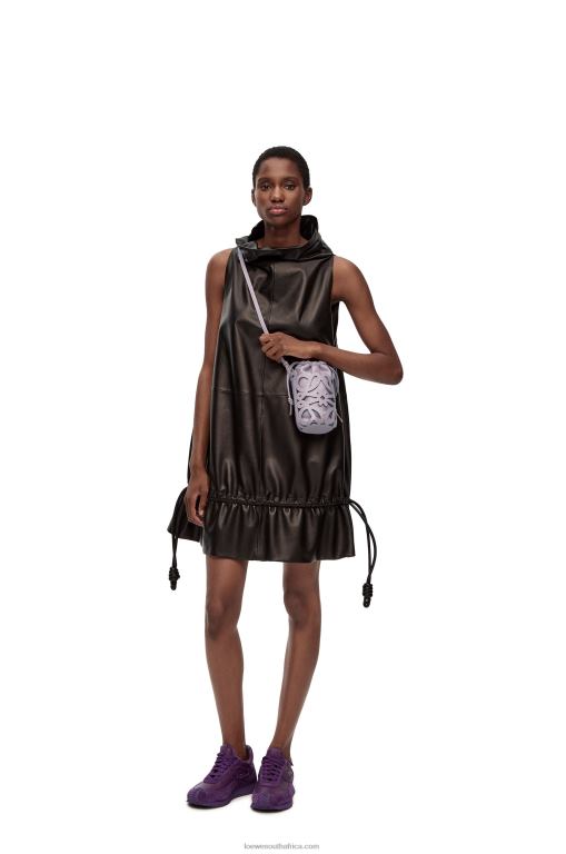 Loewe Women Anagram cut-out pocket in classic calfskin and nappa 206XF550 Pale Aubergine Glaze - Image 2