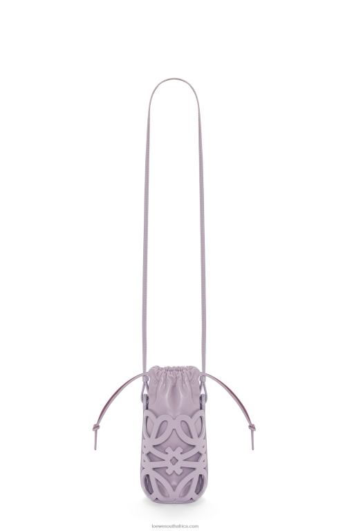 Loewe Women Anagram cut-out pocket in classic calfskin and nappa 206XF550 Pale Aubergine Glaze - Image 4