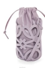 Loewe Women Anagram cut-out pocket in classic calfskin and nappa 206XF550 Pale Aubergine Glaze - Image 6