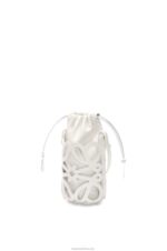 Loewe Women Anagram cut-out pocket in classic calfskin and nappa 206XF552 White Glaze - Image 2