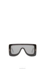 Loewe Women Anagram mask sunglasses in acetate 206XF1474 Black