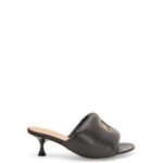 Loewe Women Anagram padded mule in lambskin 206XF755 Black