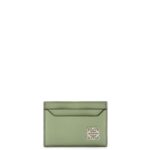 Loewe Women Anagram plain cardholder in pebble grain calfskin 206XF1355 Rosemary