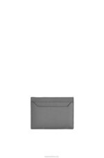 Loewe Women Anagram plain cardholder in pebble grain calfskin 206XF1372 Asphalt Grey - Image 3
