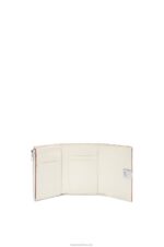 Loewe Women Anagram small vertical wallet in pebble grain calfskin 206XF1218 Light Ghost - Image 2