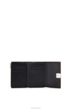 Loewe Women Anagram small vertical wallet in pebble grain calfskin 206XF1246 Black - Image 2
