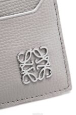 Loewe Women Anagram square key cardholder in pebble grain calfskin 206XF1321 Pearl Grey - Image 5