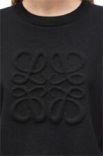 Loewe Women Anagram sweater in wool 206XF1021 Black - Image 4