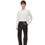 Loewe Women Anagram sweater in wool 206XF777 White