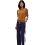 Loewe Women Anagram sweater in wool 206XF971 Brown
