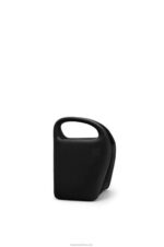 Loewe Women Architects D bag in natural calfskin 206XF171 Black - Image 2