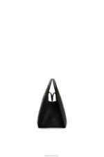 Loewe Women Architects D bag in natural calfskin 206XF171 Black - Image 3