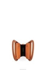 Loewe Women Architects D bag in natural calfskin 206XF182 Tan - Image 7