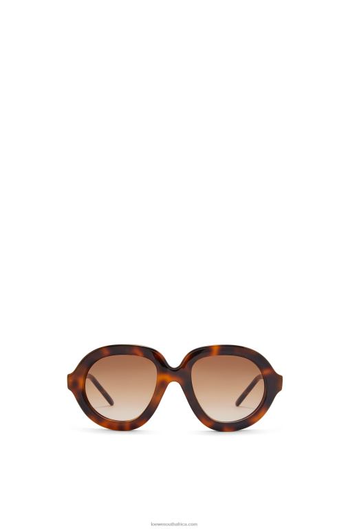 loewe_women_aviator_sunglasses_in_acetate_206xf1487_havana.jpg Loewe Women Aviator sunglasses in acetate 206XF1487 Havana - Image 1