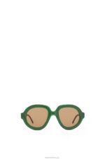 Loewe Women Aviator sunglasses in acetate 206XF1488 Green Ss23