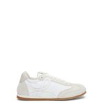 Loewe Women Ballet Runner in nylon and calfskin 206XF657 White/Off-white