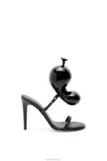 Loewe Women Balloon sandal in lambskin 206XF707 Black