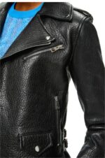 Loewe Women Biker jacket in nappa 206XF1137 Black - Image 4