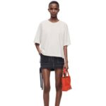 Loewe Women Boxy fit T-shirt in cotton 206XF800 White