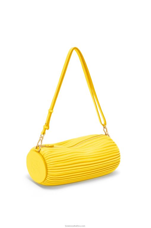 loewe_women_bracelet_pouch_in_nappa_calfskin_206xf589_lemon.jpg Loewe Women Bracelet pouch in nappa calfskin 206XF589 Lemon - Image 1