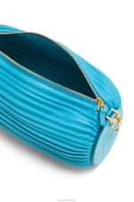 Loewe Women Bracelet pouch in nappa calfskin 206XF591 Cyan - Image 6