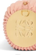 Loewe Women Bracelet pouch in nappa calfskin and brass 206XF618 Pale Pink - Image 6