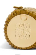 Loewe Women Bracelet pouch in nappa calfskin and brass 206XF624 Ochre - Image 6