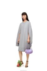 Loewe Women Bracelet Pouch in pleated nappa 206XF376 Light Mauve - Image 2