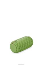 Loewe Women Bracelet Pouch in pleated nappa 206XF399 Spring Green - Image 4