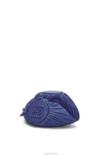 Loewe Women Bracelet Pouch in pleated nappa 206XF601 Deep Purple Glaze - Image 2