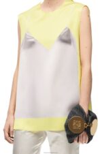 Loewe Women Bracelet Pouch in pleated nappa 206XF626 Black - Image 2