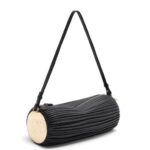 Loewe Women Bracelet Pouch in pleated nappa 206XF626 Black