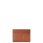 Loewe Women Brand plain cardholder 206XF1388 Tan/Ochre