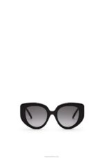 Loewe Women Butterfly sunglasses in acetate 206XF1484 Black