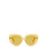 Loewe Women Butterfly sunglasses in acetate 206XF1505 Canary Yellow